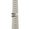 Bague 57 Bague bande ondulée en or blanc 18 ct, diamants et émeraudes 58 Facettes 38594