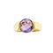 Bague 55 Bague bandeau en or jaune 18 ct avec améthyste 2,50 ct 58 Facettes 28153