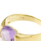 Bague 55 Bague bandeau en or jaune 18 ct avec améthyste 2,50 ct 58 Facettes 28153