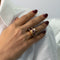 Bague 49 Bague Tank - Rubis et diamants, années 1940-1950 58 Facettes