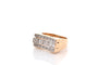 Bague 53 Bague vintage en or 18 carats et platine sertie de diamants 58 Facettes 27490dv