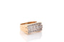 Bague 53 Bague vintage en or 18 carats et platine sertie de diamants 58 Facettes 27490dv