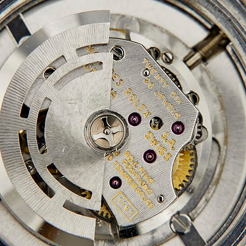 Montre Rolex Oyster Perpetual - Montre en acier, lunette cannelée en or blanc 58 Facettes 36869