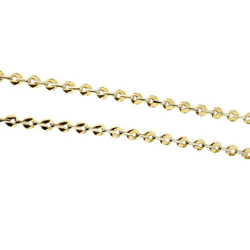 Collier Sauro - Collier en or jaune et or blanc 18 ct, 63 cm 58 Facettes 24774