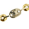 Collier Sauro - Collier en or jaune et or blanc 18 ct, 63 cm 58 Facettes 24774