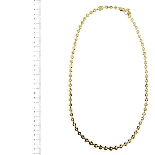 Collier Sauro - Collier en or jaune et or blanc 18 ct, 63 cm 58 Facettes 24774