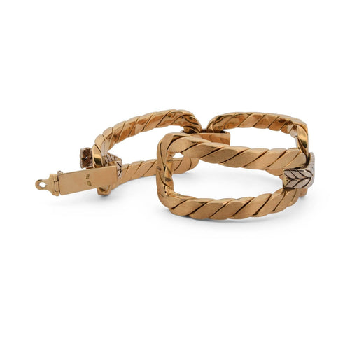 Armband Vintage-Armband aus 18 Karat Gelbgold 58 Facettes BR139 114-84 (000019)