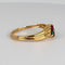 Ring 52 Ring i 18k gult guld, rubin, smaragd og blå safir 58 Facettes 2609006