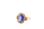 Bague 52 Bague en or 18k avec saphir de Ceylan 2,67 ct et diamants 58 Facettes 26685