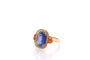 Bague 52 Bague en or 18k avec saphir de Ceylan 2,67 ct et diamants 58 Facettes 26685