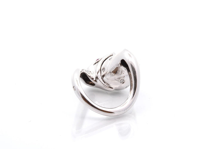 Bague 54 Boucheron - Bague en or 18k, diamants et rubis 58 Facettes 27533