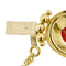 Bracelet Bracelet en or jaune 18 ct avec 9 coraux rouges cabochon 58 Facettes 39982