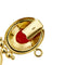 Bracelet Bracelet en or jaune 18 ct avec 9 coraux rouges cabochon 58 Facettes 39982
