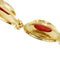 Bracelet Bracelet en or jaune 18 ct avec 9 coraux rouges cabochon 58 Facettes 39982