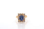 Bague 52 Bague saphir de Ceylan et diamants en or 18k 58 Facettes 26682-27487