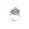Bague 59 Bague - Rubis, émeraudes et diamants en or blanc 14 ct 58 Facettes 37784
