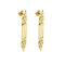 Boucles d'oreilles Boucles d’oreilles pendantes maille panthère en or jaune 18 ct 58 Facettes 28676