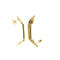 Boucles d'oreilles Boucles d’oreilles pendantes maille panthère en or jaune 18 ct 58 Facettes 28676