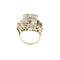 Bague 54 Bague cocktail en or jaune, rose et blanc 18 ct avec morganite et diamants 58 Facettes 37785