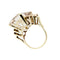 Bague 54 Bague cocktail en or jaune, rose et blanc 18 ct avec morganite et diamants 58 Facettes 37785