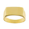 Bague Bague chevalière homme rectangulaire en or jaune 18 ct 58 Facettes 29999