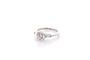 Bague 53 Bague en platine avec diamants 1,36 ct D/VS2 58 Facettes 27414-27617