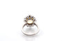 Bague 50.5 Bague saphir jaune de Ceylan 4,68 ct et diamants en or jaune 18k 58 Facettes 27550-27181