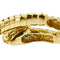 Bracelet Bracelet serpent rigide en or jaune 18 ct et diamants 58 Facettes 39752