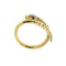 Bracelet Bracelet serpent rigide en or jaune 18 ct et diamants 58 Facettes 39752