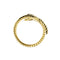 Bracelet Bracelet serpent rigide en or jaune 18 ct et diamants 58 Facettes 39752