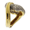 Bague 55 Bague - Pavé de diamants en or jaune et blanc 58 Facettes G3873