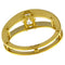 Bague Solitario - Bague en or jaune avec diamant 0,52 ct certifié HRD 58 Facettes G3762