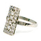 Bague 56 Bague halo rectangulaire en platine et diamants 58 Facettes 4C548C78DB9C4C4581514D8169912DAF