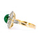 Bague 53.5 Bague Art déco en or 18 ct avec émeraude et diamant 58 Facettes 37A8280FBA9148F2819E194FCF5B7C61