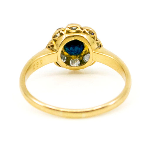 Bague 51 Bague vintage saphir et diamants en or jaune et blanc 18k 58 Facettes E62EF4CFF0784554BD6AB63C17DFC5FE