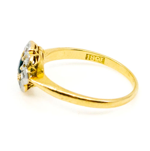 Bague 51 Bague vintage saphir et diamants en or jaune et blanc 18k 58 Facettes E62EF4CFF0784554BD6AB63C17DFC5FE