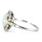 Bague 54 Bague ovale en platine avec opale et diamants 58 Facettes 39E179AC58BE488FB4B864718383155A