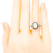 Bague 54 Bague ovale en platine avec opale et diamants 58 Facettes 39E179AC58BE488FB4B864718383155A
