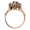 Bague 57 Bague cluster ancienne en or 18k et diamants taille rose 58 Facettes 1FBB3FC890534A269C44D6F865E33410