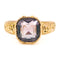 Bague 61 Bague solitaire rétro en or 14 carats avec améthyste 3,00 ct 58 Facettes FFBACBC95CC944E7BF80095C9212A5F8