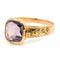Bague 61 Bague solitaire rétro en or 14 carats avec améthyste 3,00 ct 58 Facettes FFBACBC95CC944E7BF80095C9212A5F8