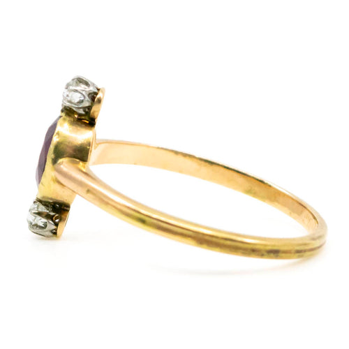 Bague 54 Bague ancienne - Rubis et diamants en or jaune 14k 58 Facettes EAC9A69896FD4E3F894718216EB4E13F
