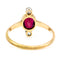 Bague 54 Bague ancienne - Rubis et diamants en or jaune 14k 58 Facettes EAC9A69896FD4E3F894718216EB4E13F