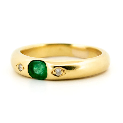 Bague 51 Bague en or 18k, émeraude et diamants 58 Facettes 0A298973F83E446DB339E2D7ADABBAC1