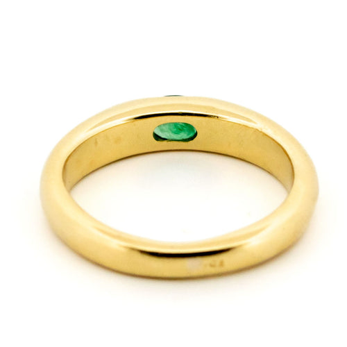 Bague 51 Bague en or 18k, émeraude et diamants 58 Facettes 0A298973F83E446DB339E2D7ADABBAC1