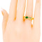 Bague 51 Bague en or 18k, émeraude et diamants 58 Facettes 0A298973F83E446DB339E2D7ADABBAC1
