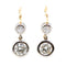 Boucles d'oreilles Boucles d’oreilles pendantes en platine et or 18k, diamants taille ancienne 58 Facettes 71E2F07267554564A79EEC66290810E4