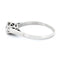 Bague 47 Bague solitaire en or blanc 18k avec diamant taille ancienne 58 Facettes 404E41F883184277BEFD7B8FD3B05EC7