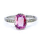 Bague 55 Bague vintage en platine avec saphir rose ovale et diamants 58 Facettes 1F8771A3B75C475AACE1920DBAA09601