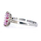 Bague 55 Bague vintage en platine avec saphir rose ovale et diamants 58 Facettes 1F8771A3B75C475AACE1920DBAA09601